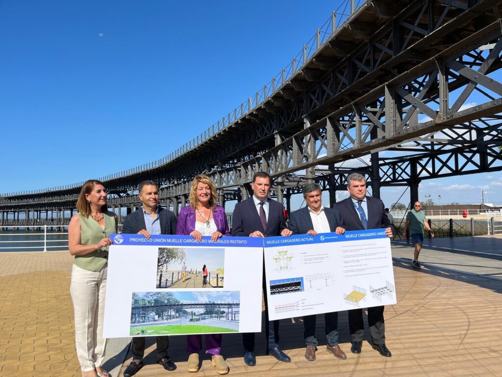 El Puerto de Huelva destinará una inversión superior a 687.000 euros a la unión del Muelle de Río Tinto   