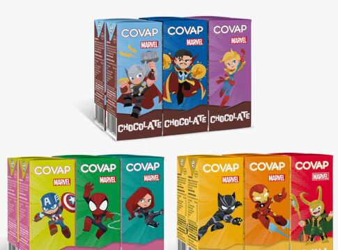 Lácteos COVAP lanza una edición especial de sus batidos con personajes de MARVEL