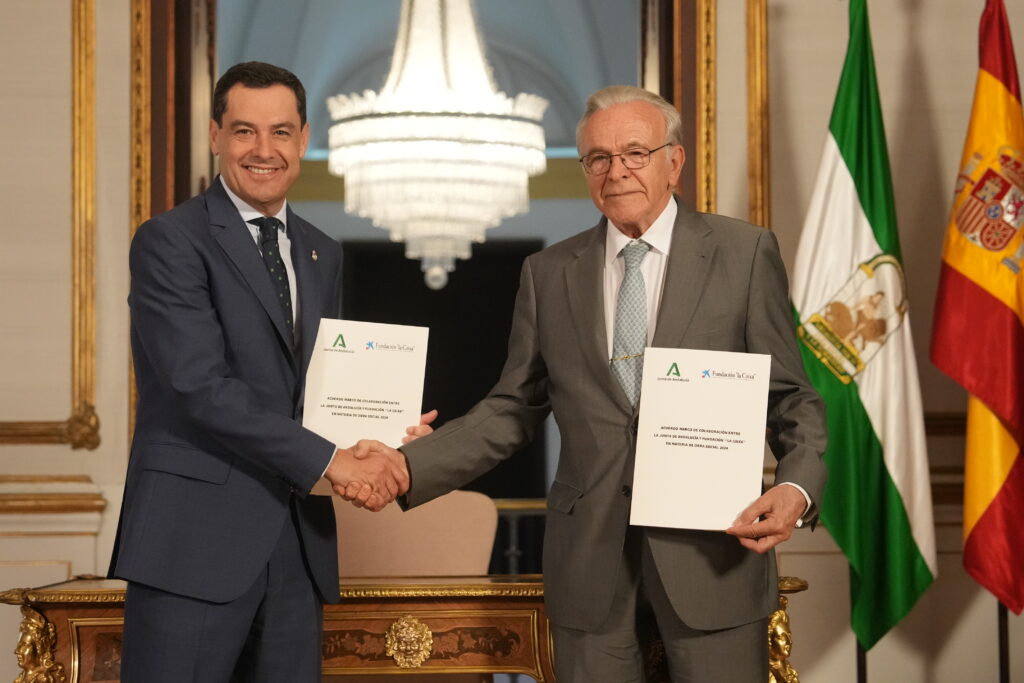 Junta y Fundación ‘la Caixa’ reeditan su acuerdo para destinar 66 millones a obra social en Andalucía