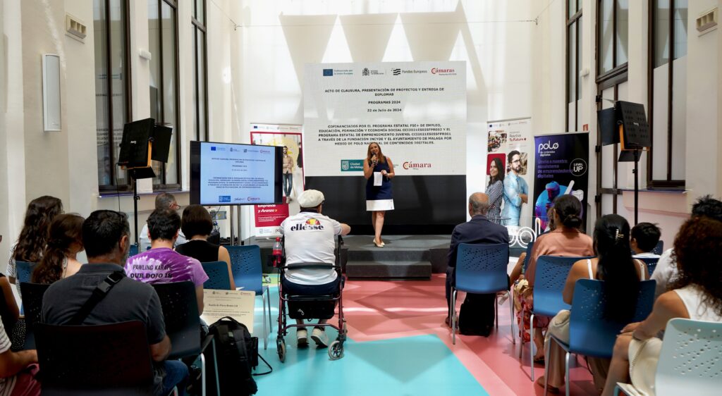 La Cámara de Comercio, INCYDE y el Ayuntamiento de Málaga clausuran seis programas formativos sobre emprendimiento