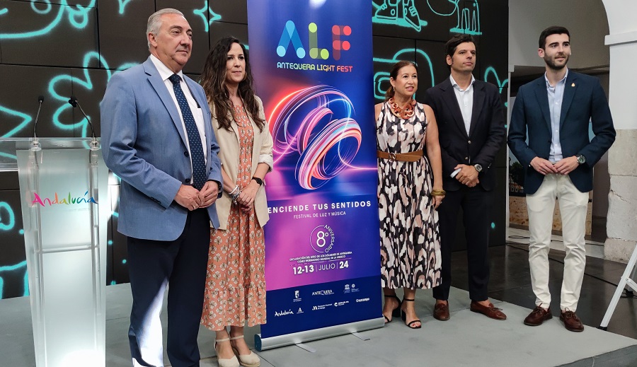 Turismo Costa del Sol apuesta por el turismo de interior, ocio y cultura con su apoyo al mayor festival de luz del sur de Europa, el Antequera Light Festival