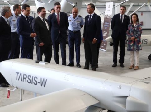 Los UAS "Tarsis" de AERTEC, presentes en la inauguración del CEUS de Huelva