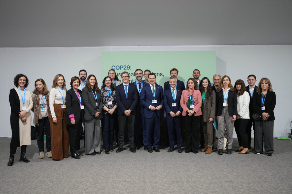 Moreno presenta en la COP29 la primera Estrategia de Aguas Regeneradas que convertirá a Andalucía en la comunidad que más agua depure de toda España