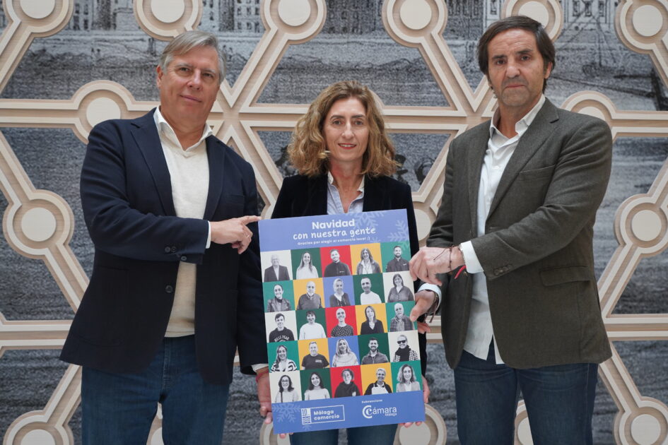 Málaga Comercio y la Cámara reivindican el comercio local de proximidad con la campaña "Navidad con nuestra gente"