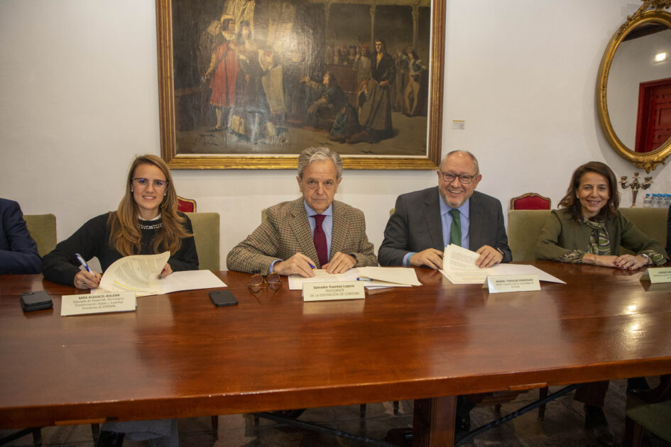 La Diputación y la Universidad de Córdoba dan continuidad a la Cátedra de Transformación Digital a través de un nuevo convenio