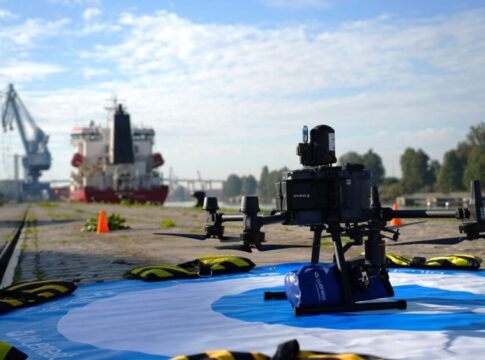 El Puerto de Sevilla ensaya el uso de drones para la logística en el marco del proyecto europeo U – ELCOME
