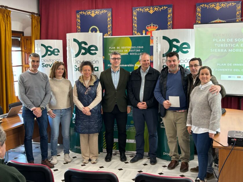La Diputación de Sevilla acerca a las empresas turísticas de la comarca a los planes de inmersión digital y de fomento del comercio electrónico de PSTD Sierra Morena de Sevilla