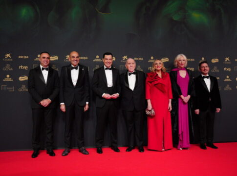 Moreno destaca en los Premios Goya el compromiso con el sector del cine y el enorme talento de los artistas andaluces