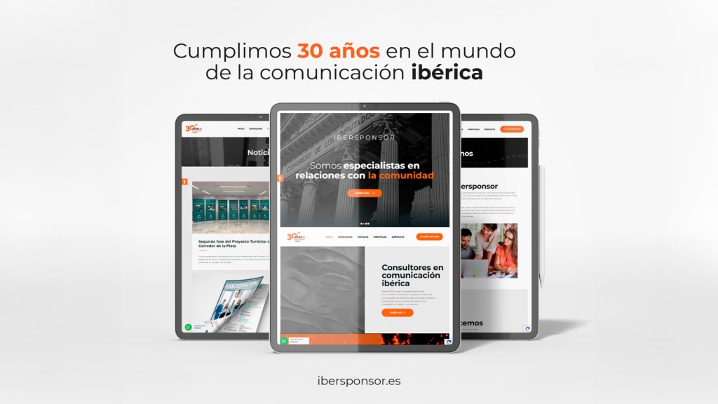Ibersponsor celebra su 30 aniversario con nueva imagen y página web