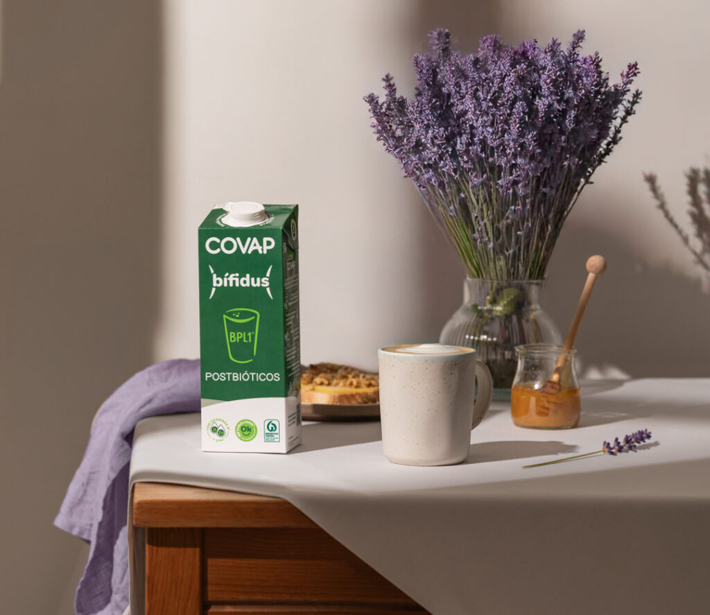 COVAP Bífidus, una bebida única en el mercado con 10.000 millones de postbióticos por vaso