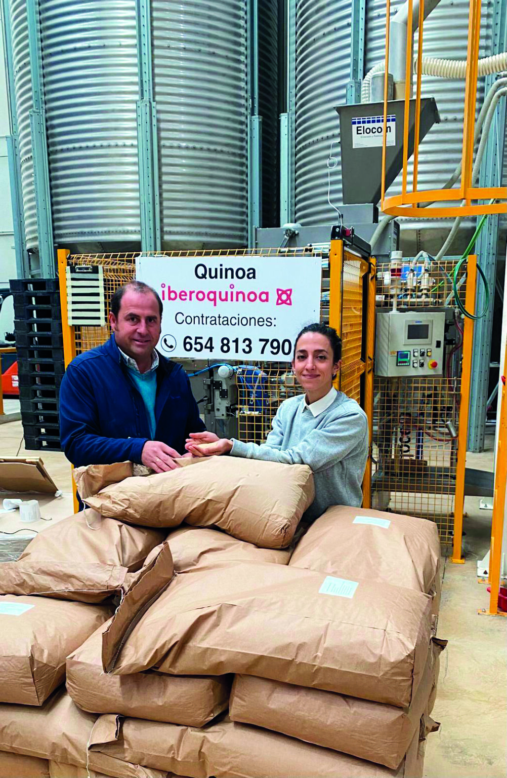 Javier Moreno y Teresa Jiménez (Iberoquinoa): “Hemos conseguido la mejor variedad de quinoa que existe en este territorio”