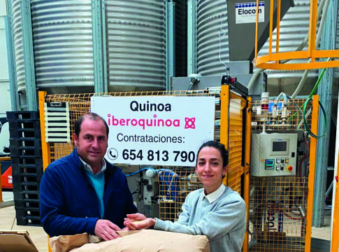 Javier Moreno y Teresa Jiménez (Iberoquinoa): “Hemos conseguido la mejor variedad de quinoa que existe en este territorio”