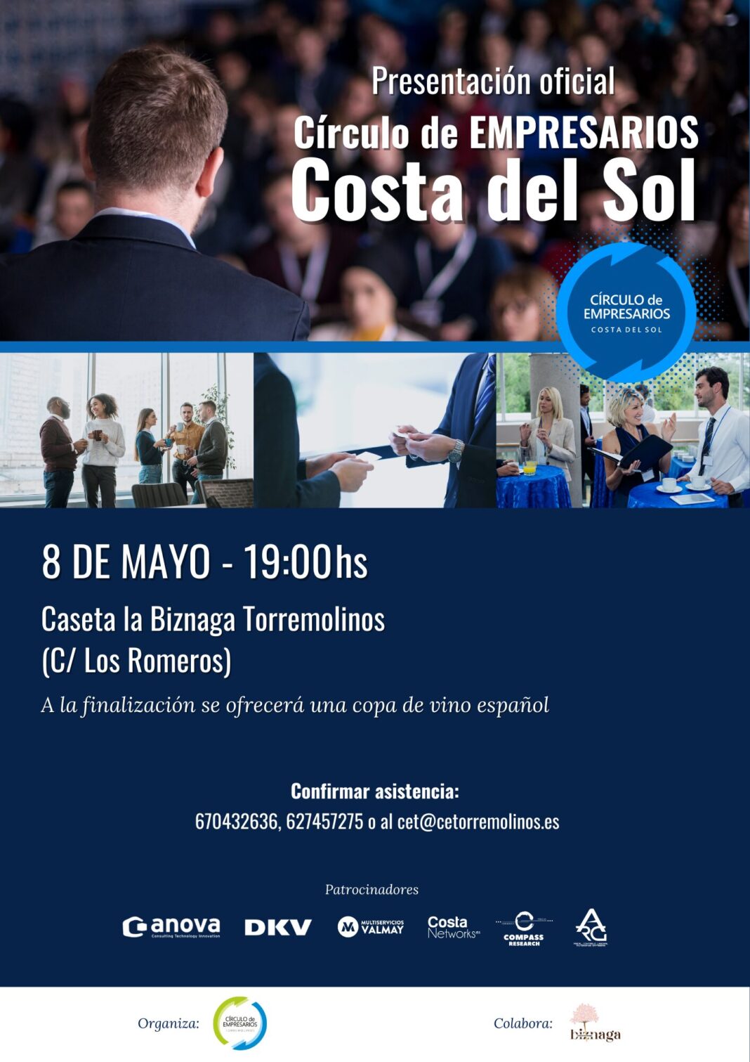 Torremolinos acogerá la presentación oficial del Círculo de la Costa del Sol