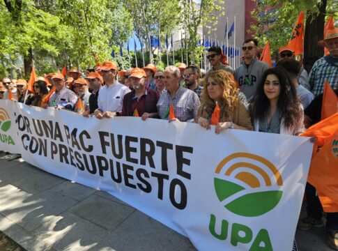 UPA Andalucía aporta más de cien agricultores a la concentración de UPA ante la UE en Madrid para reclamar una PAC con un presupuesto fuerte