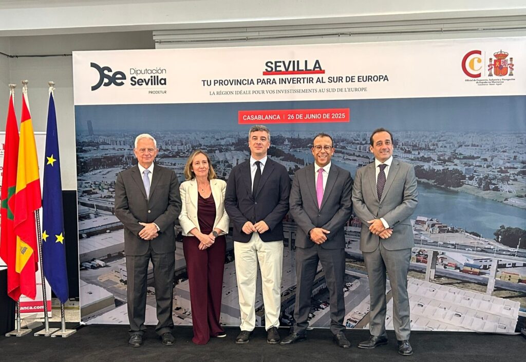 Casablanca acoge la jornada "Sevilla, tu provincia para invertir al sur de Europa" con una amplia representación multisectorial