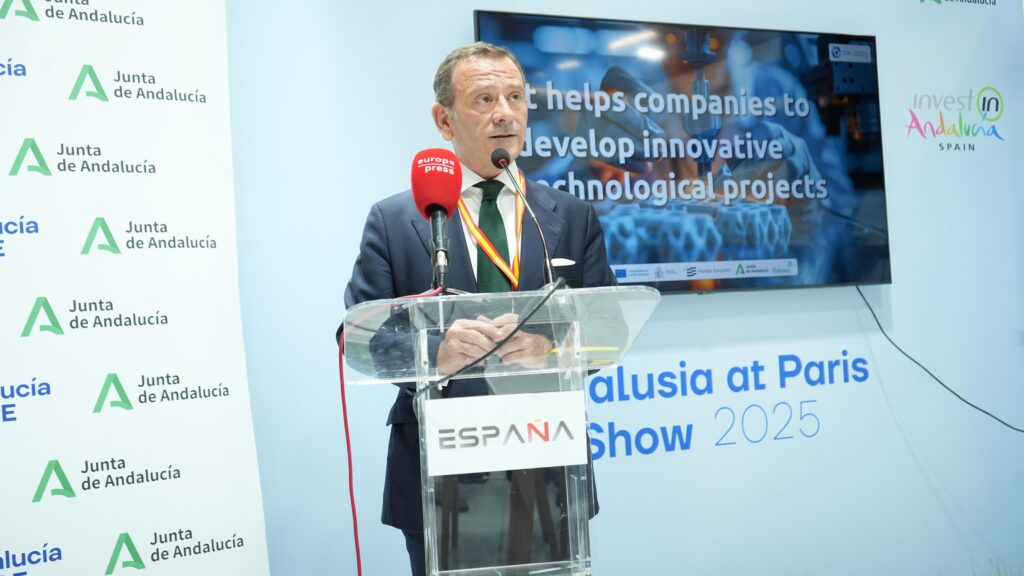Andalucía TRADE presenta en Paris-Le Bourget su gran apuesta industrial con el nuevo Centro de Fabricación Avanzada (CFA) en Puerto Real
