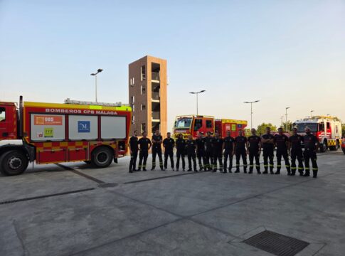 Bomberos del CPB Málaga se desplazan a Ourense para participar en la lucha contra los grandes incendios que afectan al norte de España