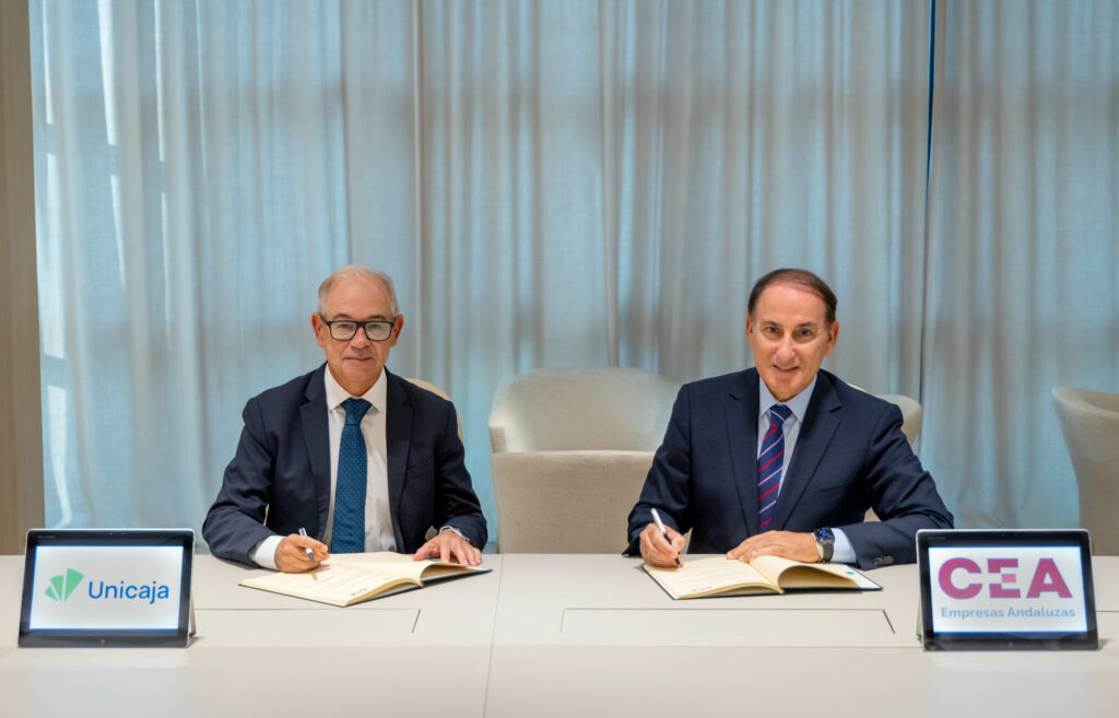 Unicaja renueva su acuerdo con CEA y habilita una línea de financiación de 1.000 millones para apoyar a las empresas andaluzas
