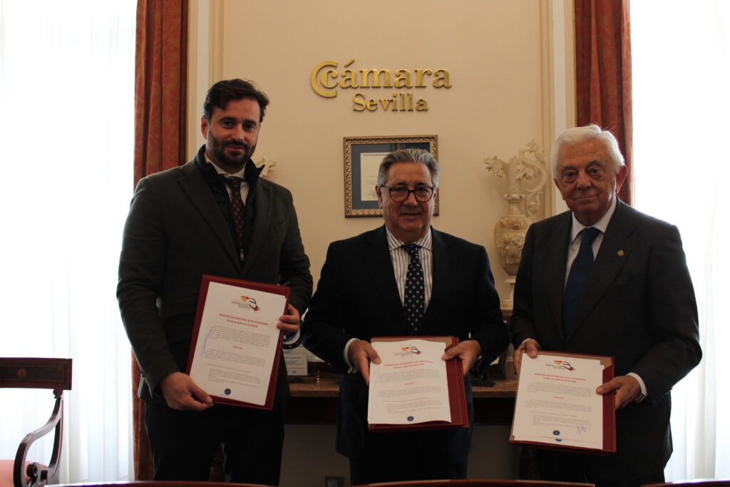 Las Cámaras de Comercio de Sevilla y Huelva instan a los gobiernos de España y Portugal a impulsar el AVE Sevilla–Huelva–Algarve, promoviendo su financiación a través del nuevo marco de fondos europeos