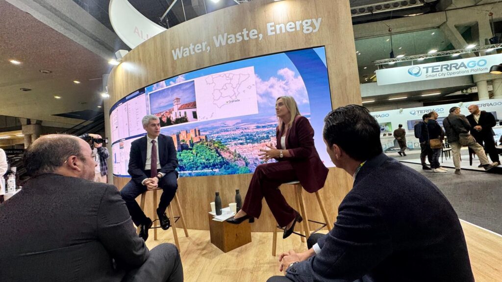 Granada logra la autosuficiencia energética en el ciclo integral del agua y se consolida como referente europeo en sostenibilidad urbana en el Smart City Expo World Congress de Barcelona