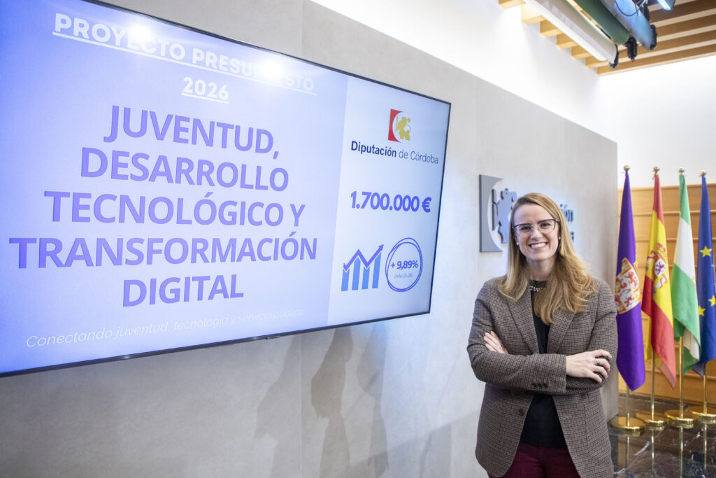 La Diputación de Córdoba dota con 13.199.158 euros de presupuesto a iniciativas dirigidas a la población juvenil y a la mejora de la digitalización de la provincia