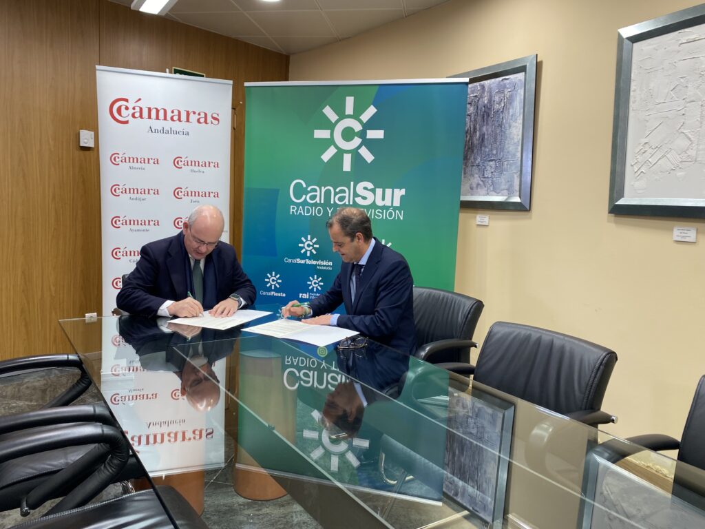El Consejo Andaluz de Cámaras de Comercio y Canal Sur consolidan su compromiso para dar visibilidad al tejido empresarial andaluz
