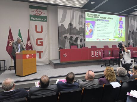 UGT Andalucía reúne a entidades deportivas y organizaciones sociales para reflexionar sobre el fútbol como espacio de convivencia y diversidad