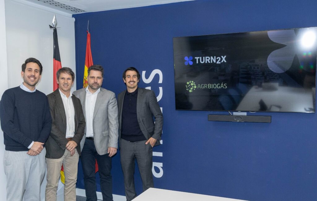 AGR Biogás y TURN2X acuerdan desarrollar proyectos integrados para generar gases renovables