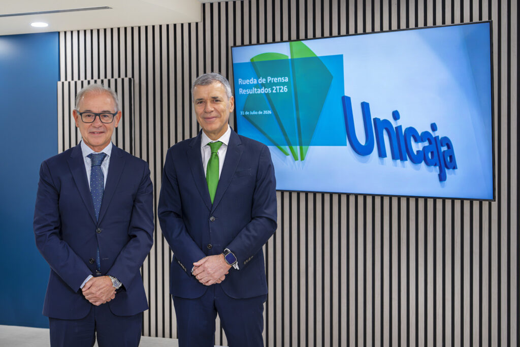 Unicaja gana 361 millones de euros en el primer semestre, aumenta un 28% el primer dividendo a cuenta y acelera su crecimiento comercial