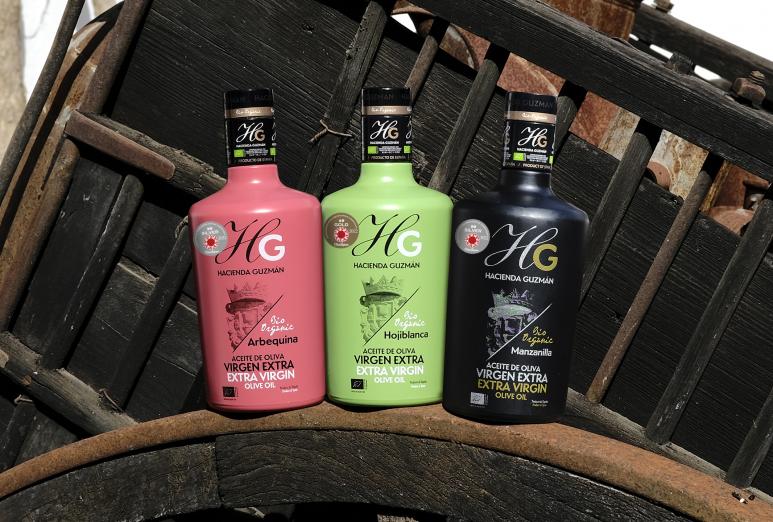 Los aceites de oliva virgen extra de Hacienda Guzmán, premiados en los