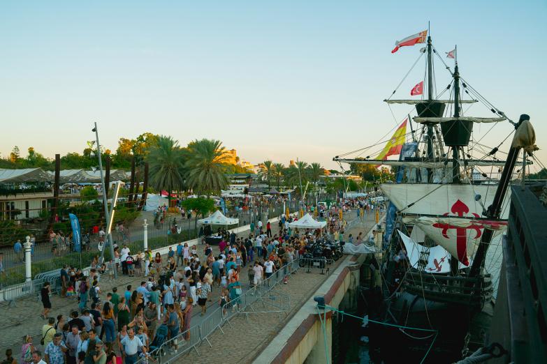 Éxito de público del festival de barcos históricos V Centenario I