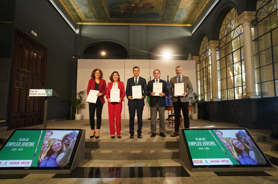 La Junta firma un Plan de Empleo Juvenil con UGT, CCOO y CEA que ...